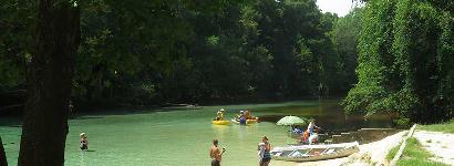 Cooling off at Cypress Springs