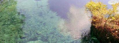 Crystal clear water of Shangri-La Spring