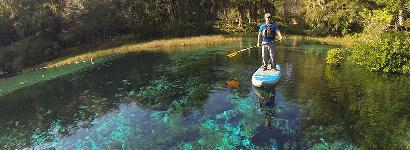 Rainbow Springs on a Paddle Board