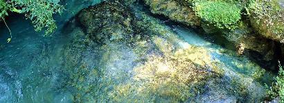 Top view of the rocks